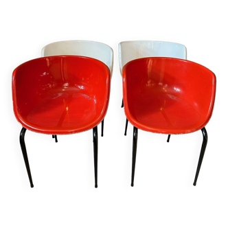 4 designer chairs 1960