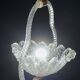 Charming Art Deco Barovier & Toso pendant light chandelier Murano glass, 1950s