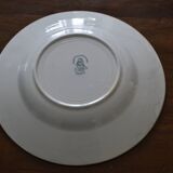 Lebacqz and Bouchart fruit model plate in Saint Amand earthenware