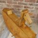 50s wooden rocking horse