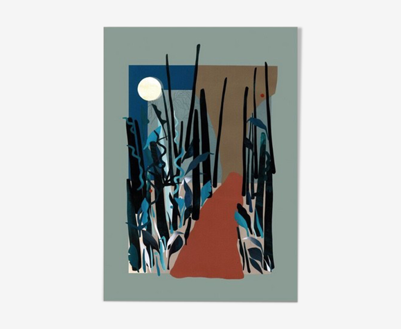 Affiche jungle Indienne