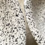 Black and white hollow plates 80s