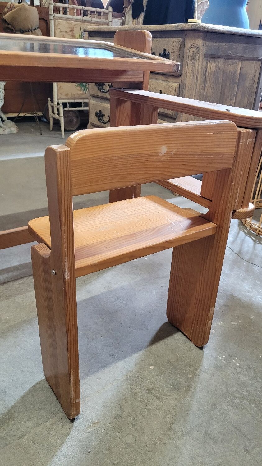Bureau à système pliant pour enfant , vintage 1970