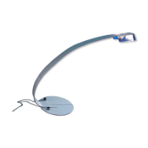 Lampe de bureau Tronconi Italie "allumè" en aluminium années 80