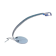 Tronconi Italy desk lamp "allumè" in aluminium 80s