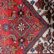 1920s Handmade Vintage Wool Medallion Rug, Red, 93 × 202 cm - 1C1292