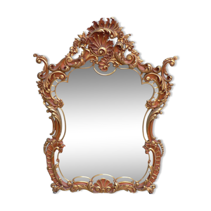 Miroir rococo doré