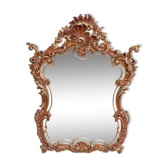 Gilded rococo mirror