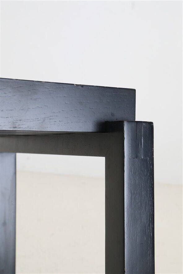 Black "Skagerak" / "Cutter" stool + box by Niels Hvass for Trip Trap / Fritz Hansen