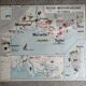 Vintage school map mdi FRANCE Corsica Massif Central