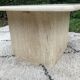 Table basse en travertin, années 70