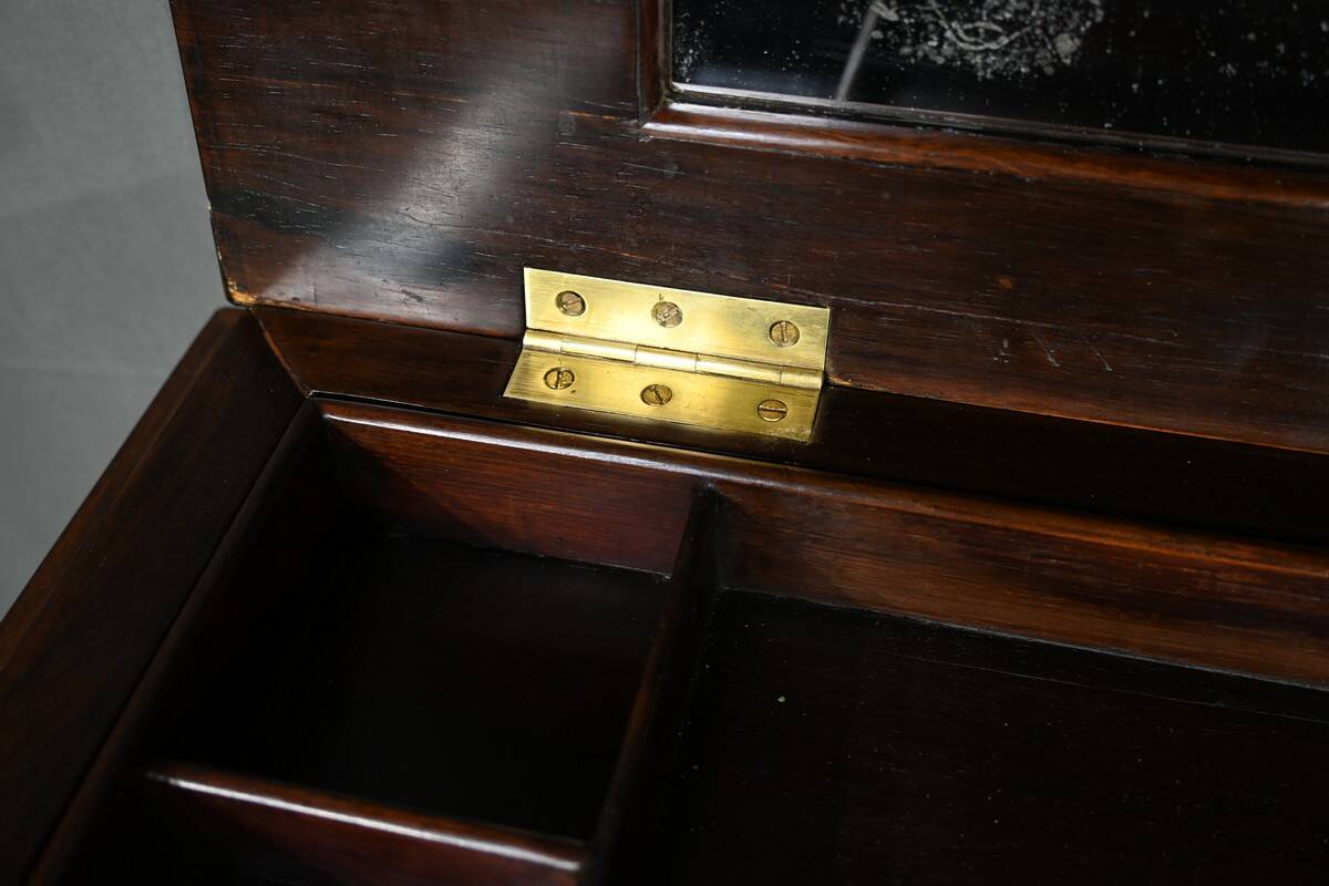 Rosewood work table, Napoleon III style, Maison Roll, Fg. St Antoin