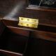 Rosewood work table, Napoleon III style, Maison Roll, Fg. St Antoin