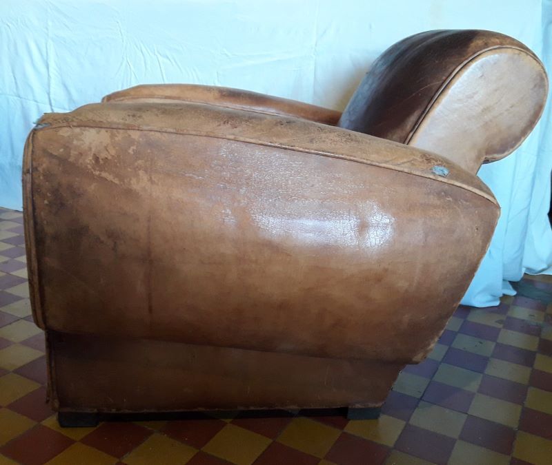 Club leather chair 50s