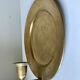 Vintage brass  Scandinavian wall candle holder sconce