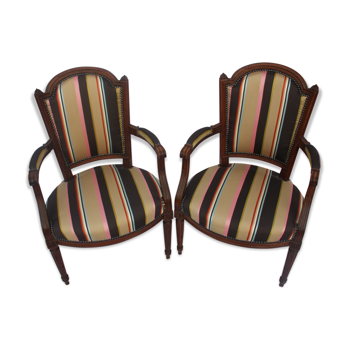 Pair of Louis XVI armchairs