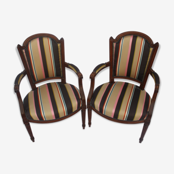 Pair of Louis XVI armchairs