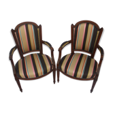 Pair of Louis XVI armchairs