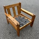 70s brutalist armchair