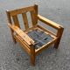 fauteuil brutaliste des années 70
