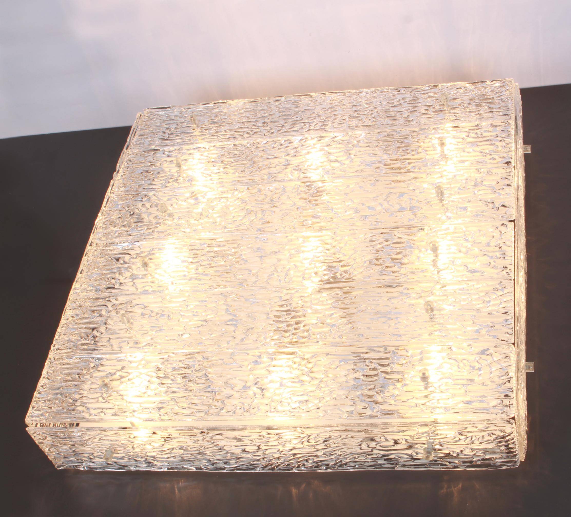 Large Murano glass ceiling light by Kalmar, Austria, 1960s.