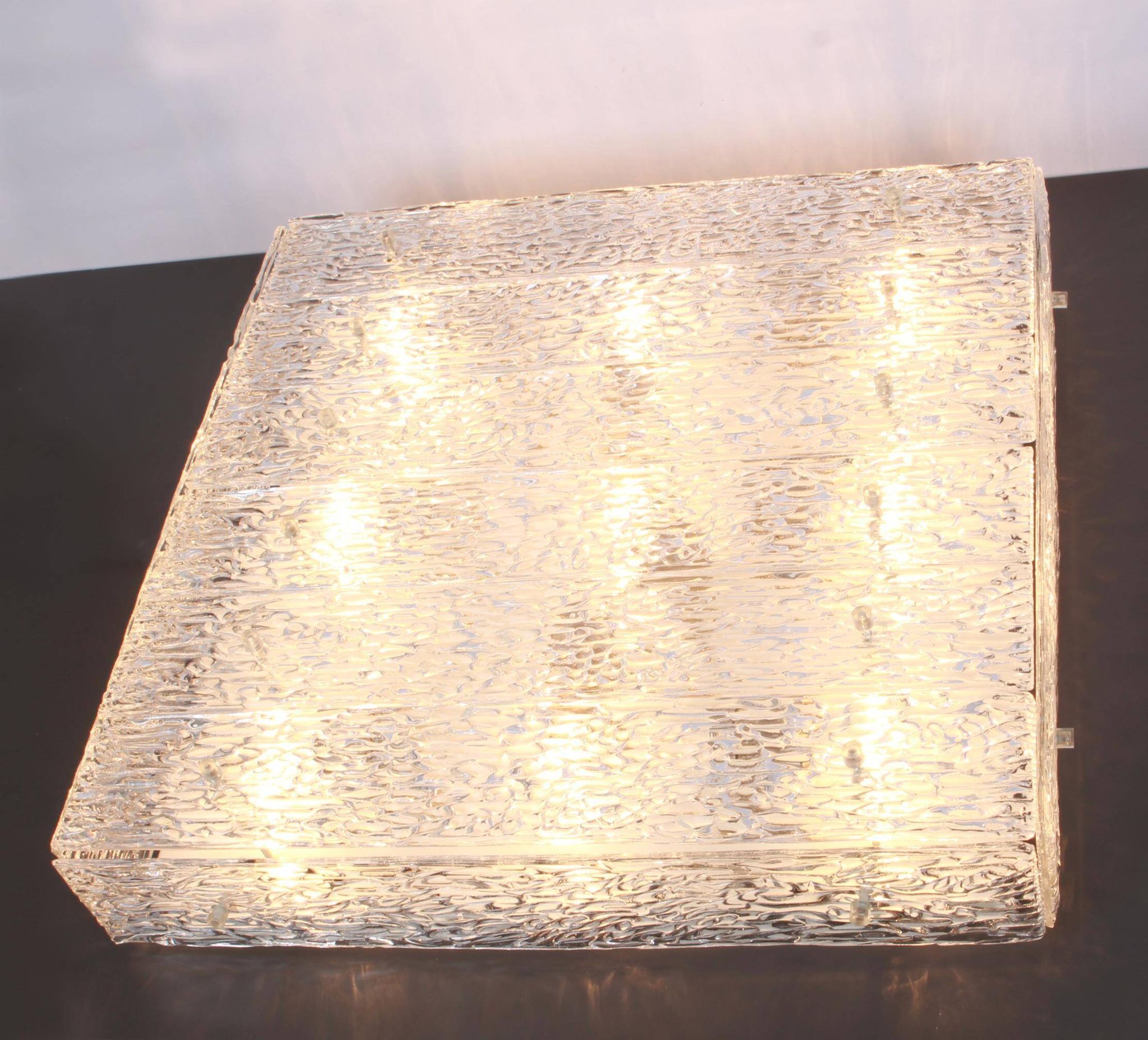 Large Murano glass ceiling light by Kalmar, Austria, 1960s.
