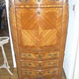 secretary style louis xv curved rosewood