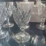 9 Baccarat wine glasses, Armagnac model.