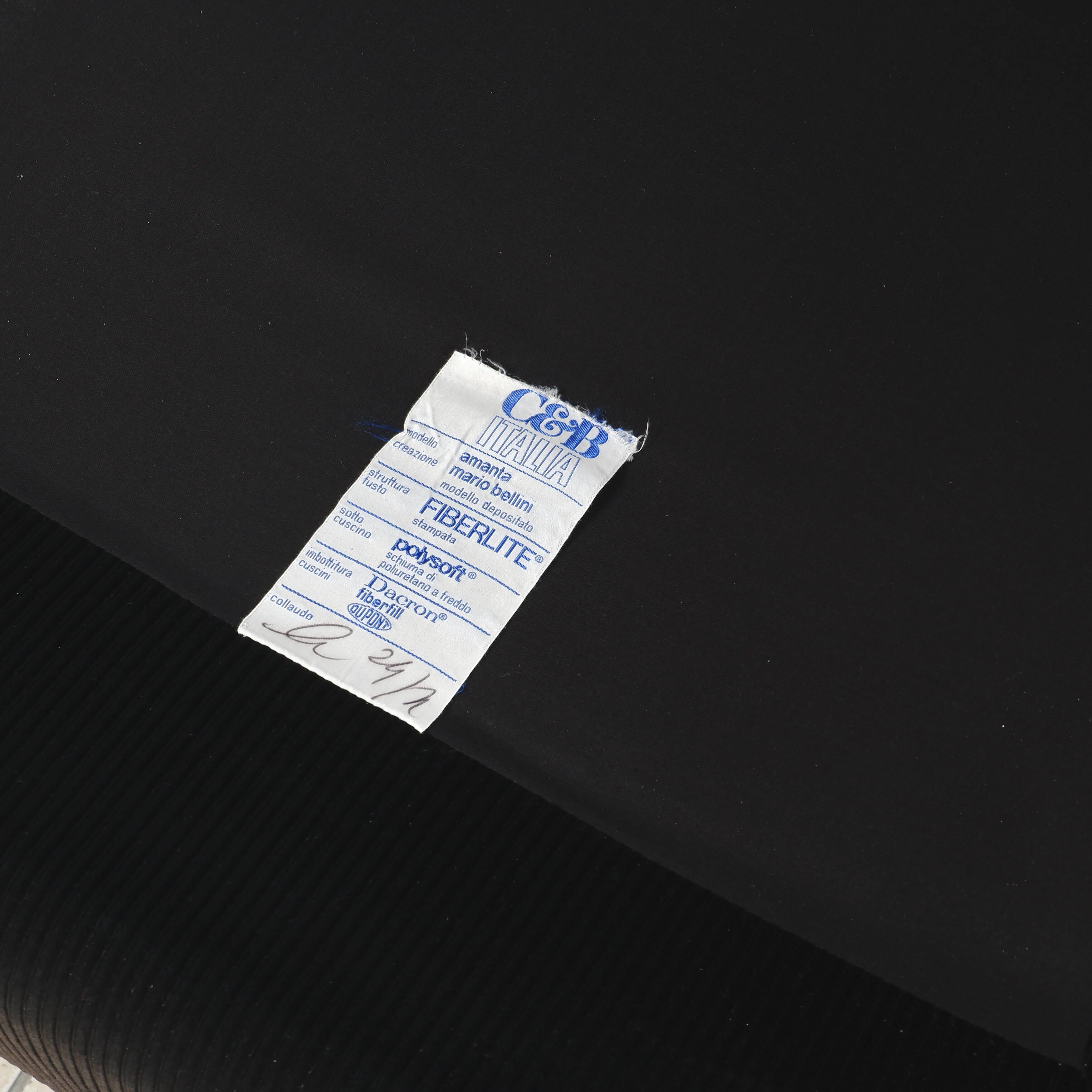 "Amanta" sofa modules by Mario Bellini for B&B Italia