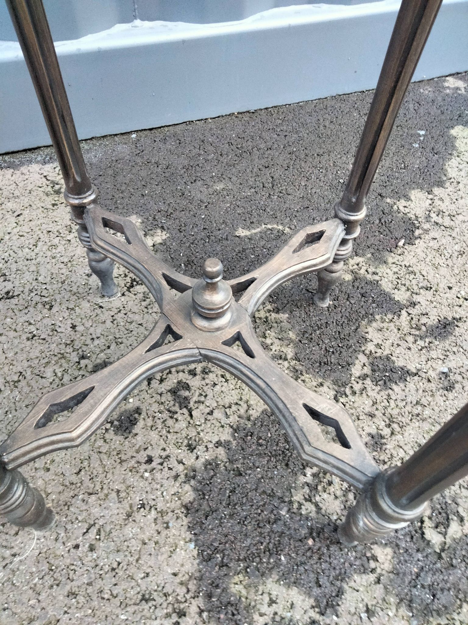 Pair of pedestal tables