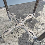 Pair of pedestal tables