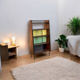 Vintage Alta 1950s glass-fronted bookcase