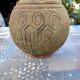 1 round cast iron vase from 1900 in Art Deco style: Charleville - Mézières