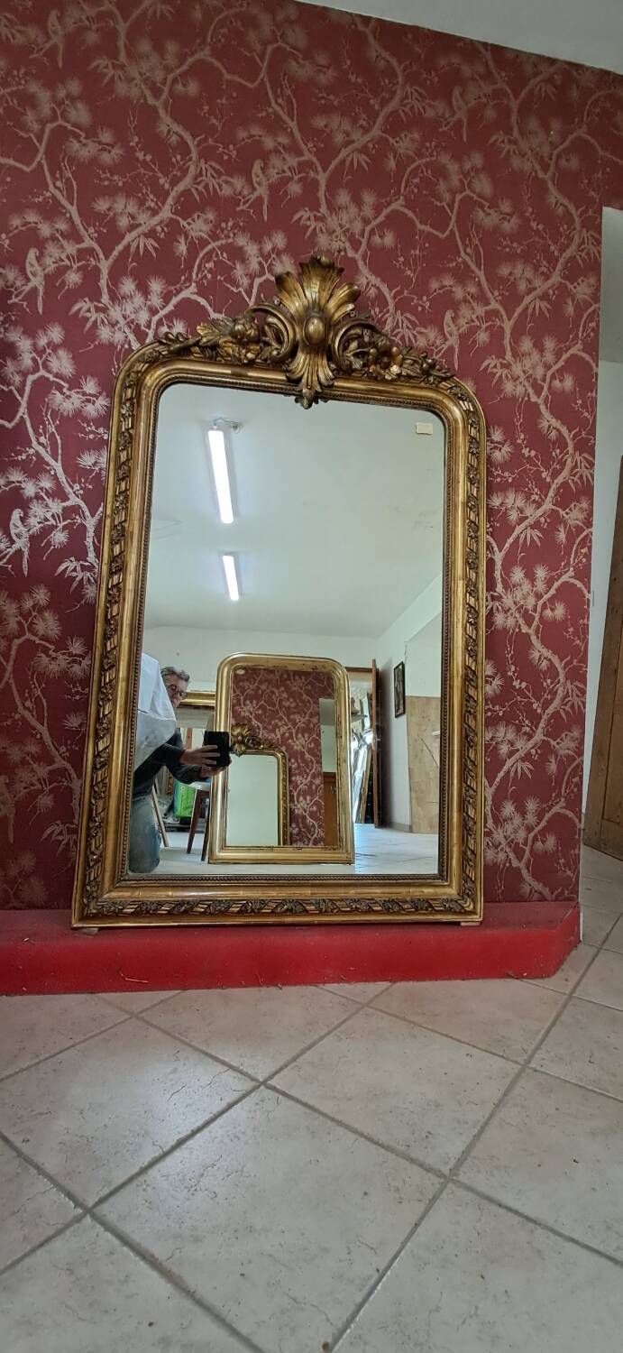 Louis Philippe period mirror 157 x 97