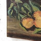 Orange oil canvas at the end of the 19th century