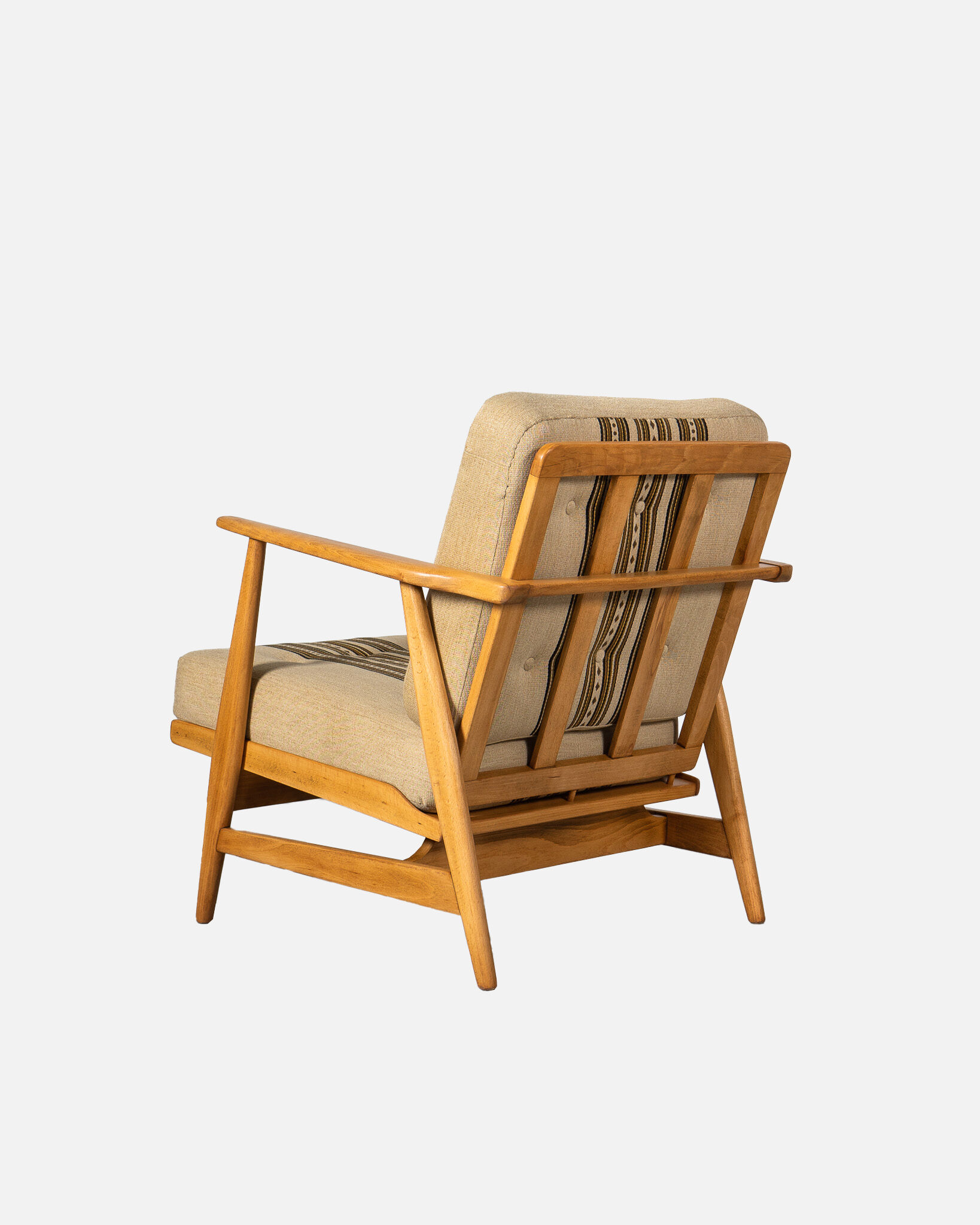 Fauteuil danois du milieu du siècle en hêtre, vers 1960, Danemark
