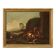 Painting of the Roman school of the 17th century, landscape with pastoral s