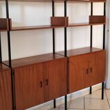 vintage Scandinavian teak bookcase
