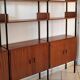 bibliothèque vintage scandinave teck