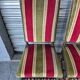 Set of 6 Louis XIII style chairs in turned wood and velvet.