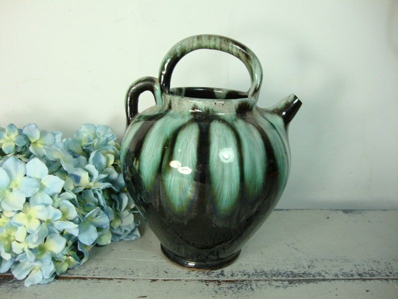 Ceramic jug, retro, vintage.