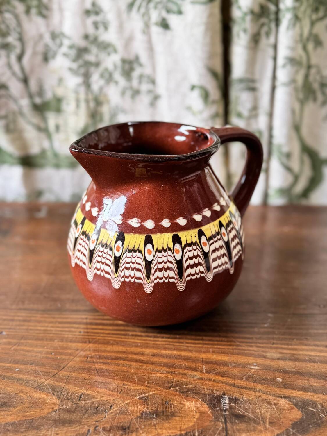 Beautiful pitcher / jug in mixed earth / Troyes region. 50/60's