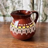 Beautiful pitcher / jug in mixed earth / Troyes region. 50/60's