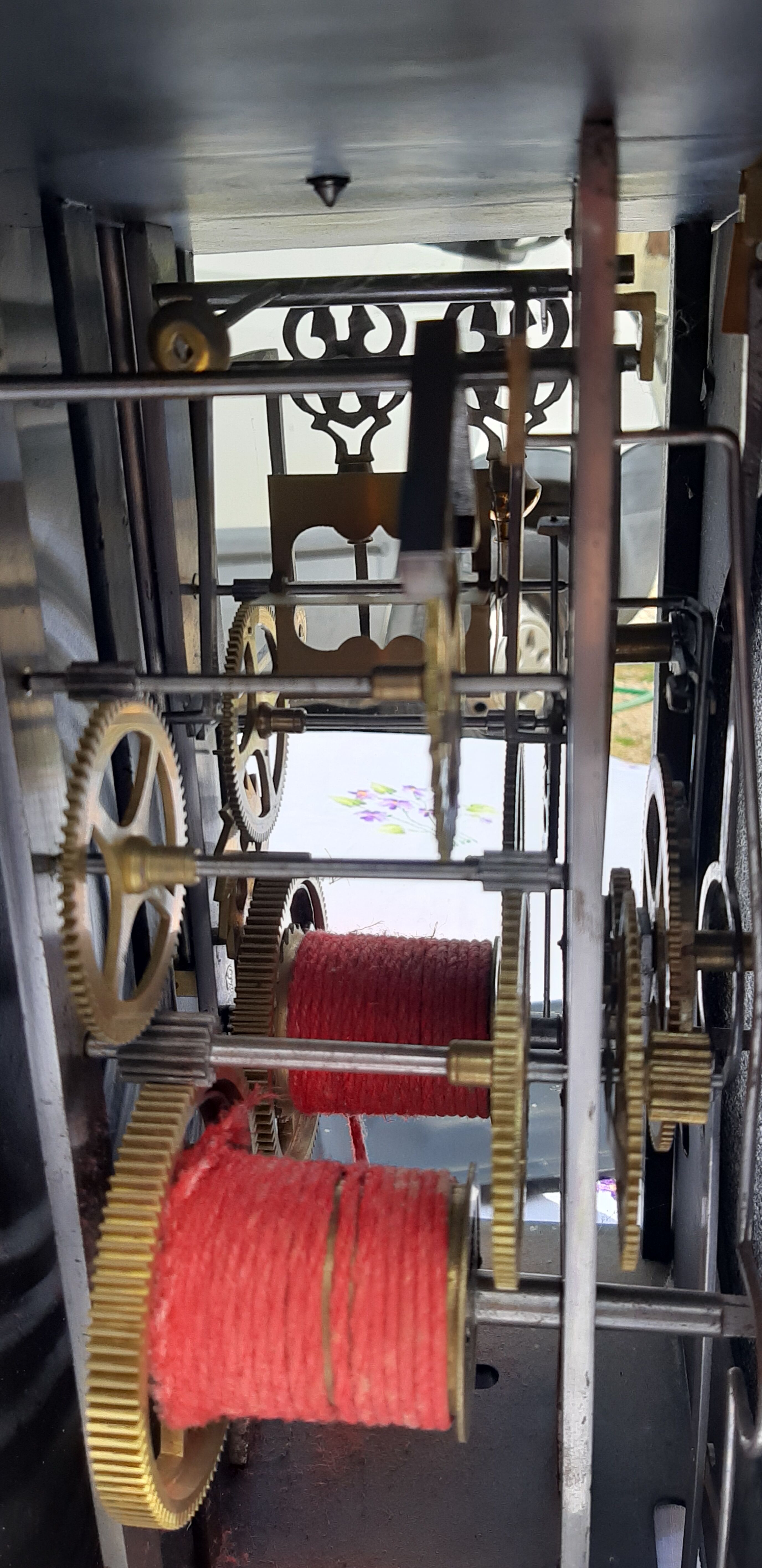 Comtoise clock mechanism