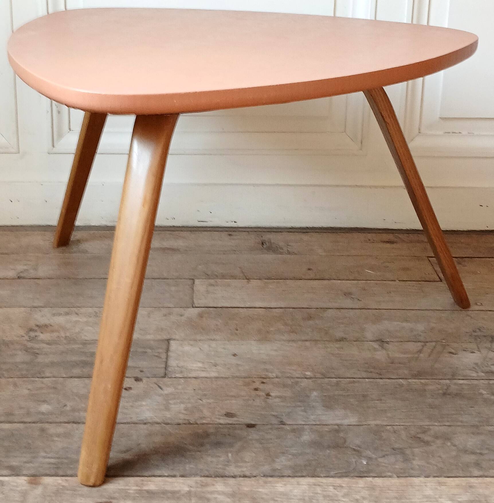 Steiner tripod coffee table "bow wood" 1950