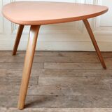 Table basse tripode Steiner "bow wood" 1950