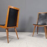 Mid century italian dining chairs, set of 6 - 1950s