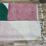 Handmade traditional Moroccan pure wool rug size 150 x 250 cm.