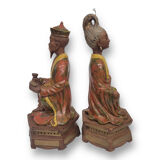 Asian terracotta statues
