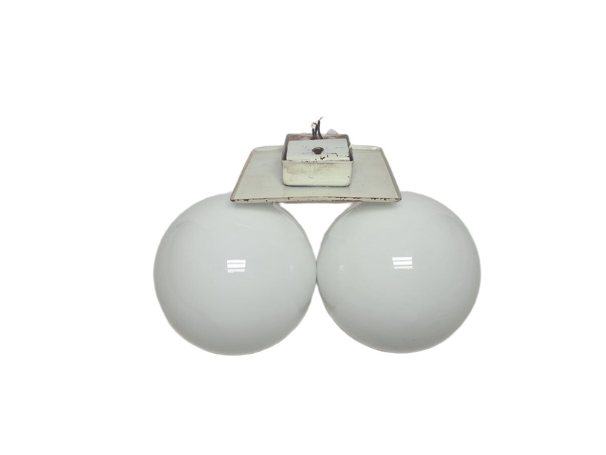 Two-armed wall lamp from Elmet Zabrze, 1970s